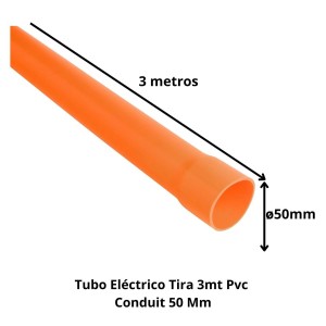 TUBO ELECTRICO TIRA 3MT PVC CONDUIT 50 MM