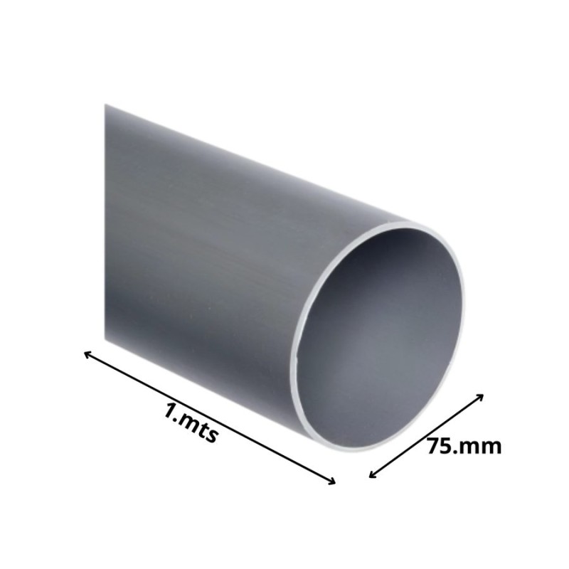 TUBO PVC SANITARIO VALOR POR METRO LINEAL 75 MM