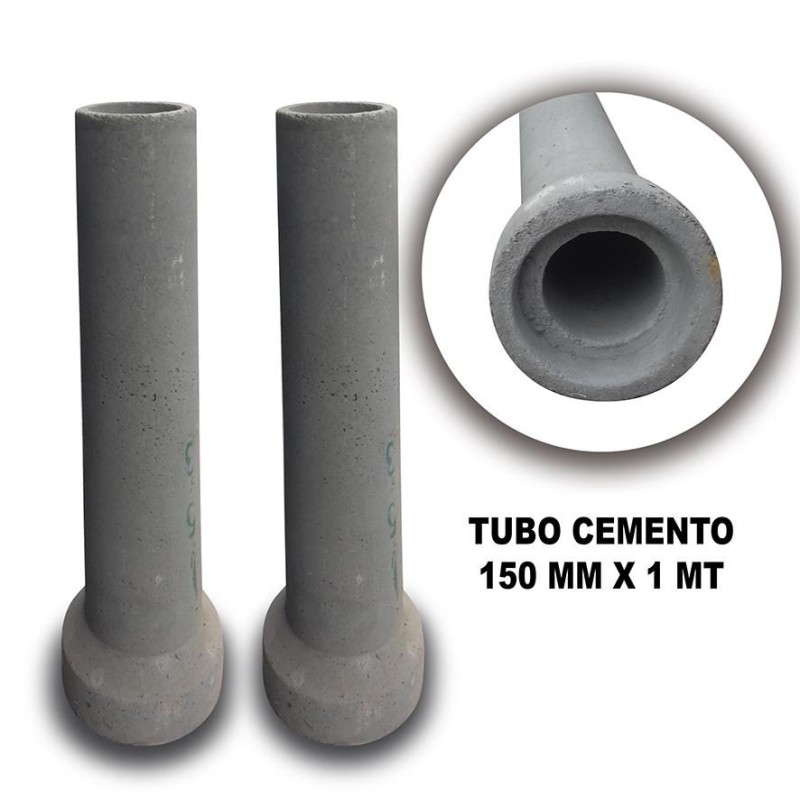 TUBO CEMENTO 150 MM X 1,00 MT 37 KILOS X TUBO