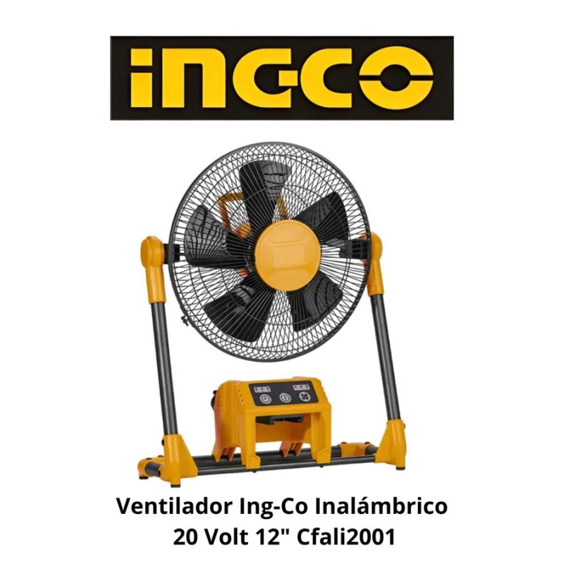 VENTILADOR INGCO INALAMBRICO 20 VOLT 12" CFALI200
