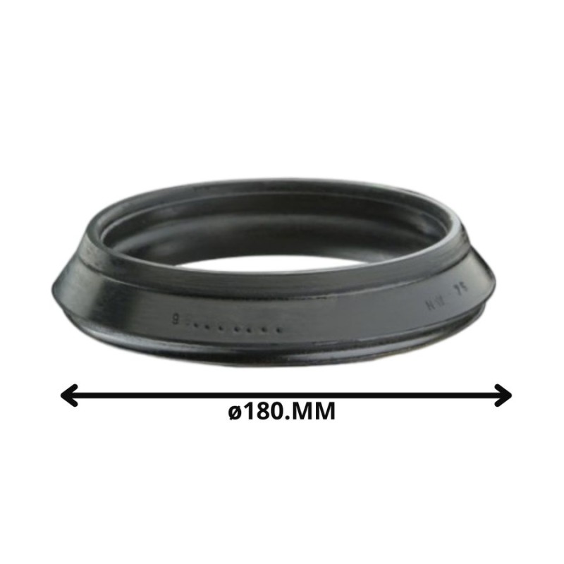 ANILLO DE GOMA ANGER HIDRAULICO 180 MM 62208