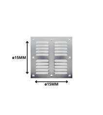 Celosia 15x15 Aluminio Lisa...