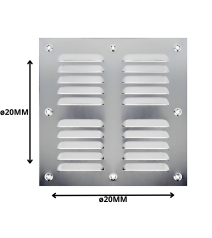 Celosia 20x20 Aluminio Lisa...