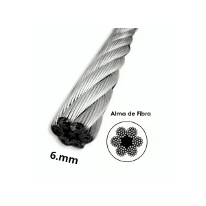 CABLE DE ACERO 6 MM