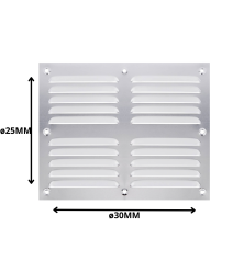 Celosia 25x30 Aluminio Lisa...