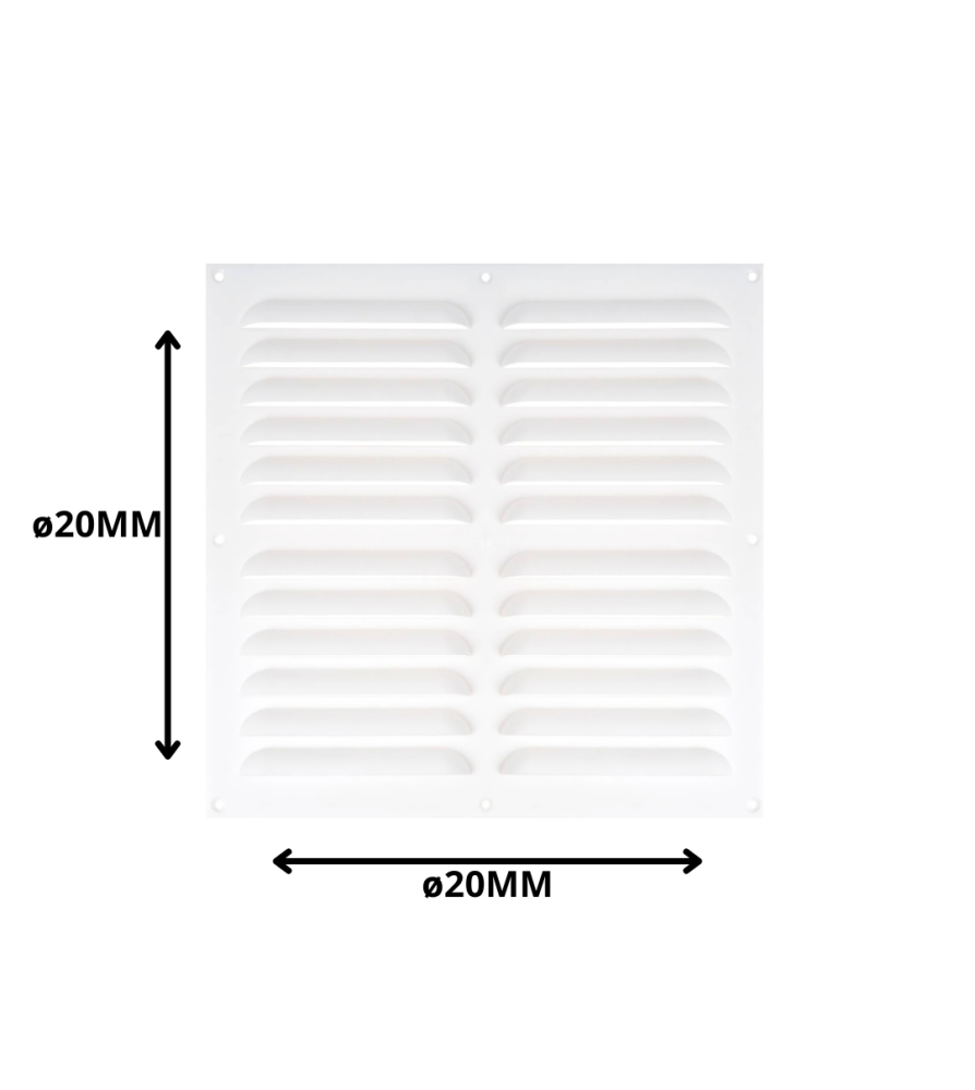 Celosia*20x20 Plastica Lisa Blanca