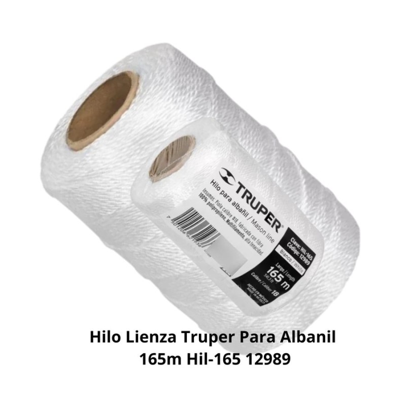 HILO LIENZA TRUPER PARA ALBANIL 165M HIL-165 12989