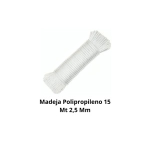MADEJA POLIPROPILENO 15 MT 2,5 MM