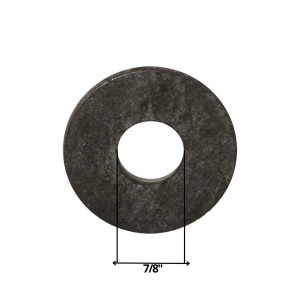 GOLILLA PLANA CALIBRADA NEGRA 7/8"