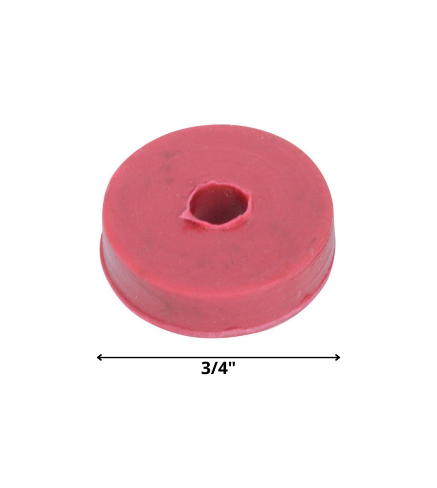 Goma Llave 3/4" Roja Acrilo