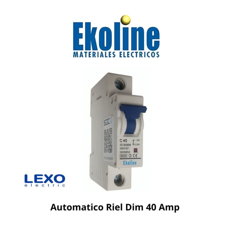 AUTOMATICO RIEL DIM 40 AMP