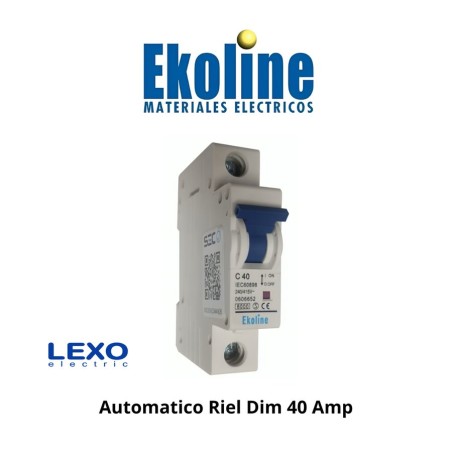 AUTOMATICO RIEL DIM 40 AMP