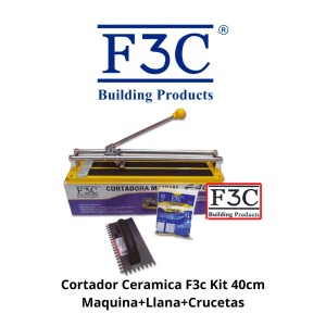 CORTADOR CERAMICA F3C KIT 40CM MAQUINA+LLANA+CRUCE