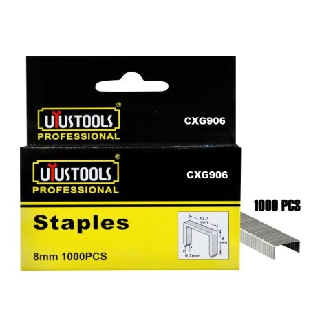 GRAPAS UYUSTOLLS 06 MM CAJA 1000 UNIDADES CXG 906