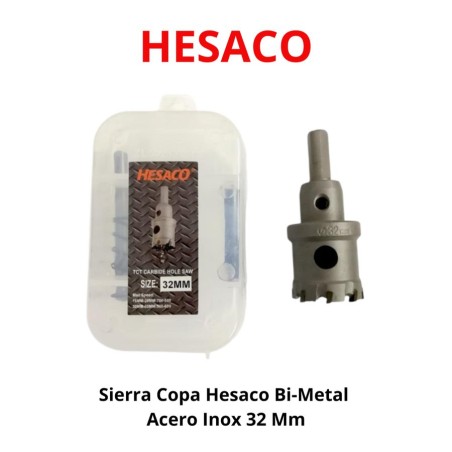 SIERRA COPA HESACO BI-METAL ACERO INOX 32 MM