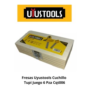 FRESAS UYUSTOOLS CUCHILLO TUPI JUEGO 6 PZA CQT006