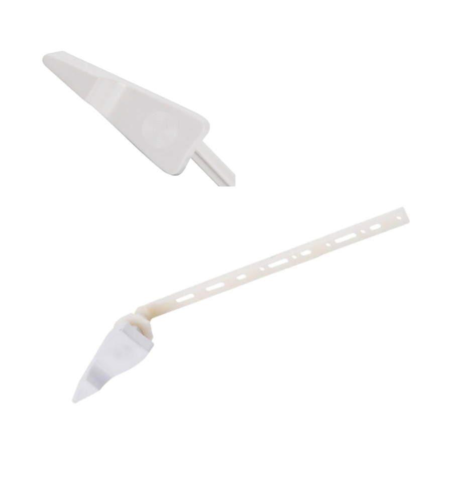 Manilla Silencioso Plastica Blanca