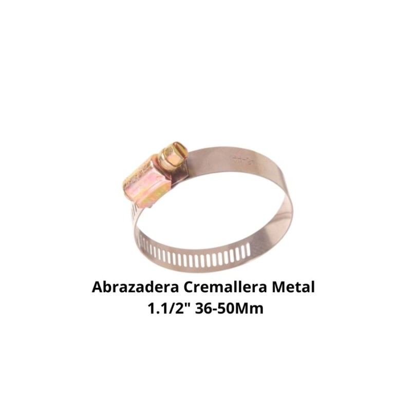 ABRAZADERA CREMALLERA METAL 11/2" 1B 36-50 MM