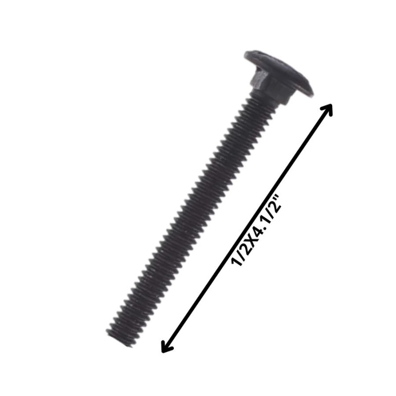 PERNO COCHE HILO CORRIENTE NEGRO (12) 1/2 X 4 1/2