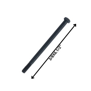 PERNO HEXAGONAL GRADO 2 HILO CTE 3/8 X 61/2 NEGRO
