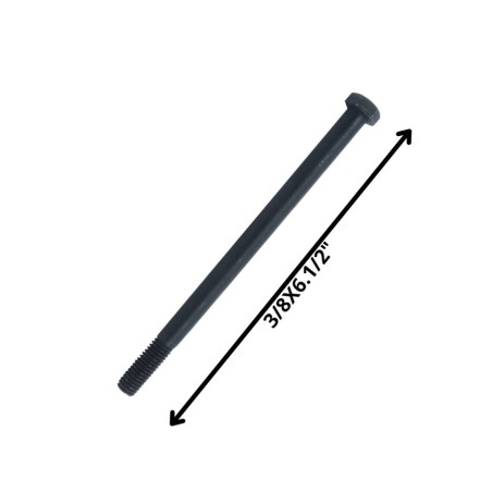 PERNO HEXAGONAL GRADO 2 HILO CTE 3/8 X 61/2 NEGRO