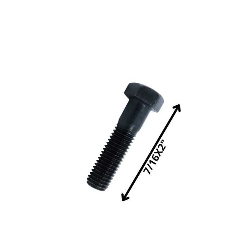 PERNO HEXAGONAL GRADO 2 HILO CTE 7/16 X 2 NEGRO