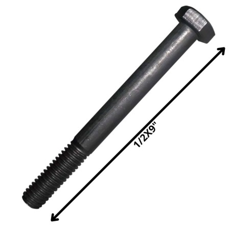 PERNO HEXAGONAL GRADO 2 HILO CTE 1/2 X 9 NEGRO