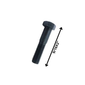 PERNO HEXAGONAL GRADO 2 HILO CTE 9/16 X 2 NEGRO