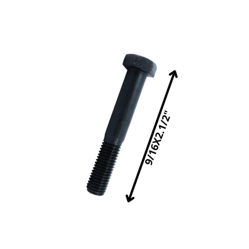 PERNO HEXAGONAL GRADO 2 HILO CTE 9/16 X 21/2 NEGRO