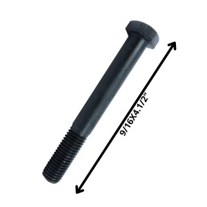 PERNO HEXAGONAL GRADO 2 HILO CTE 9/16 X 41/2 NEGRO