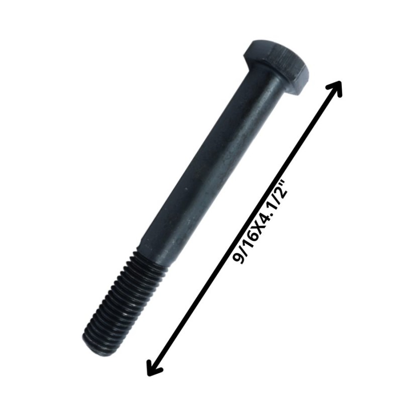 PERNO HEXAGONAL GRADO 2 HILO CTE 9/16 X 41/2 NEGRO