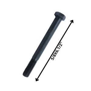 PERNO HEXAGONAL GRADO 2 HILO CTE 5/8 X 61/2 NEGRO