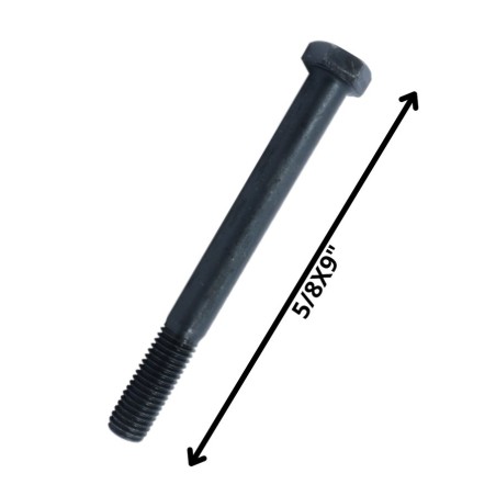 PERNO HEXAGONAL GRADO 2 HILO CTE 5/8 X 9 NEGRO