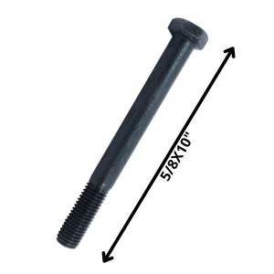 PERNO HEXAGONAL GRADO 2 HILO CTE 5/8 X 10 NEGRO