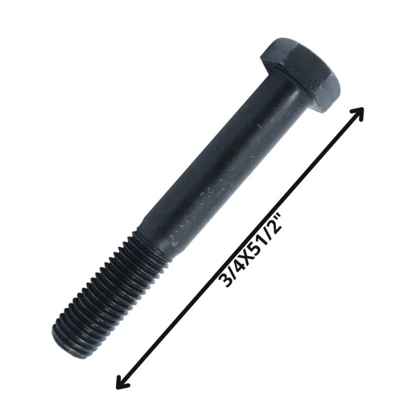 PERNO HEXAGONAL GRADO 2 HILO CTE 3/4 X 51/2 NEGRO