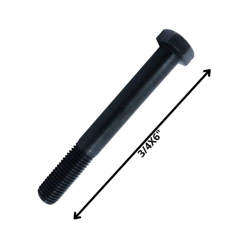 PERNO HEXAGONAL GRADO 2 HILO CTE 3/4 X 6 NEGRO