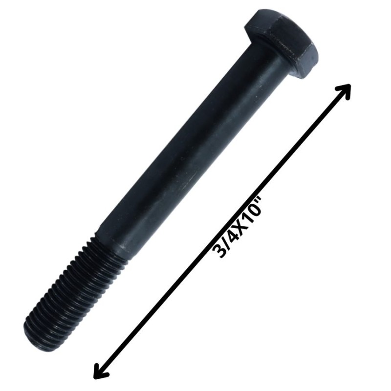 PERNO HEXAGONAL GRADO 2 HILO CTE 3/4 X 10 NEGRO