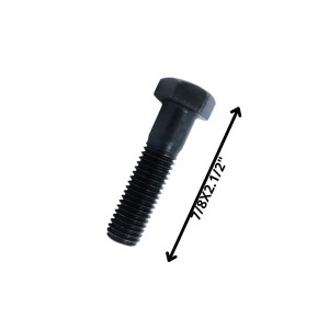 PERNO HEXAGONAL GRADO 2 HILO CTE 7/8 X 21/2 NEGRO