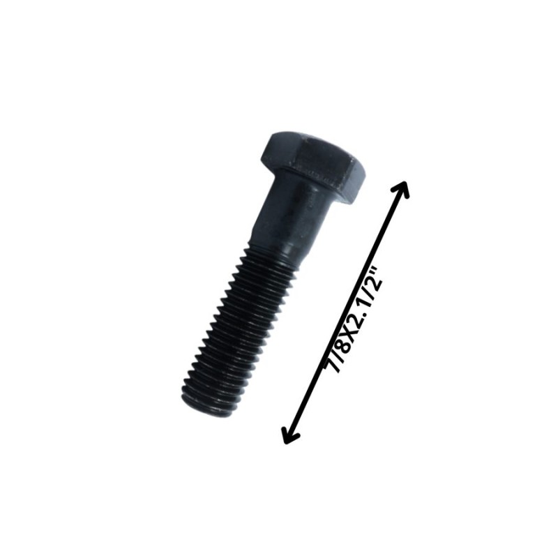 PERNO HEXAGONAL GRADO 2 HILO CTE 7/8 X 21/2 NEGRO