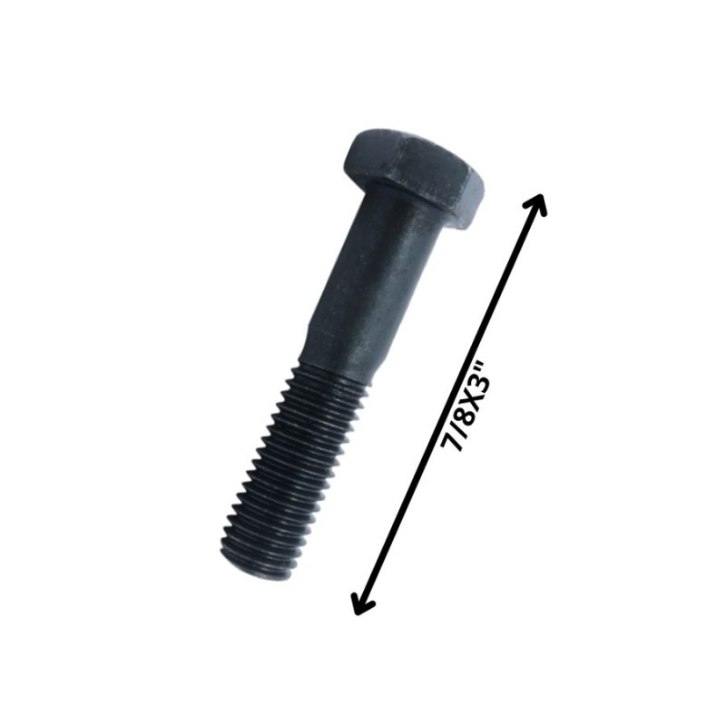 PERNO HEXAGONAL GRADO 2 HILO CTE 7/8 X 3 NEGRO