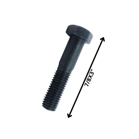 PERNO HEXAGONAL GRADO 2 HILO CTE 7/8 X 3 NEGRO