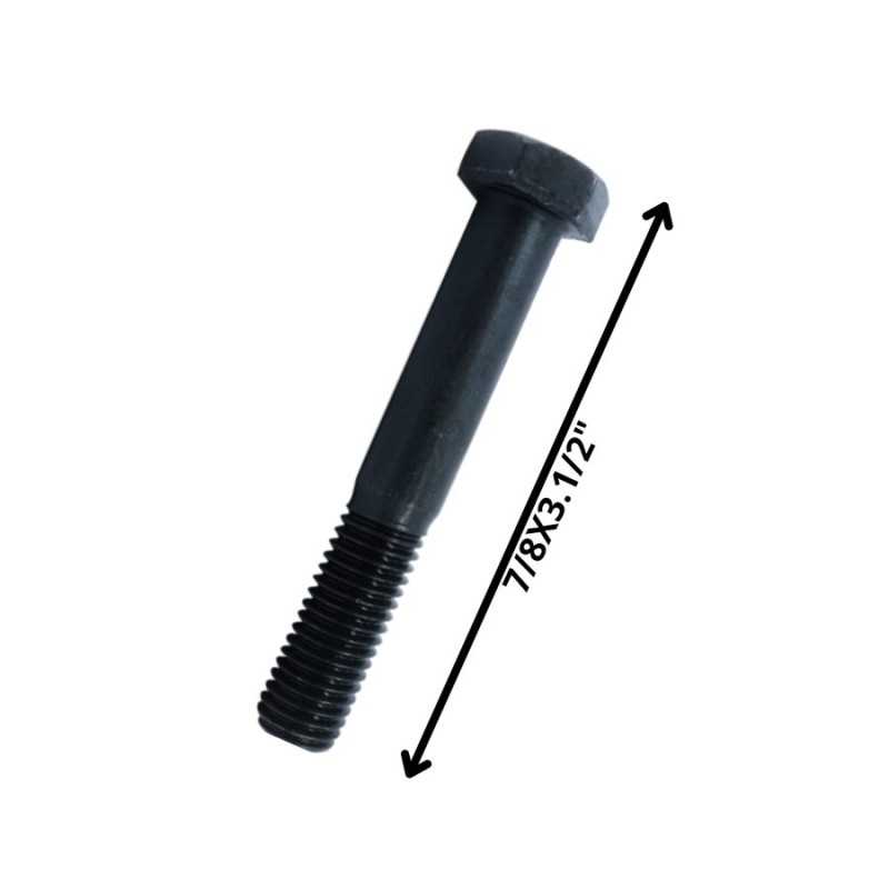 PERNO HEXAGONAL GRADO 2 HILO CTE 7/8 X 31/2 NEGRO