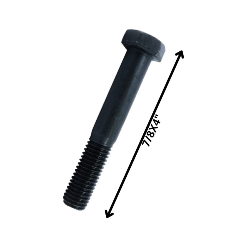 PERNO HEXAGONAL GRADO 2 HILO CTE 7/8 X 4 NEGRO