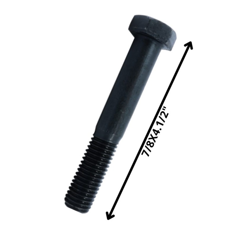 PERNO HEXAGONAL GRADO 2 HILO CTE 7/8 X 41/2 NEGRO
