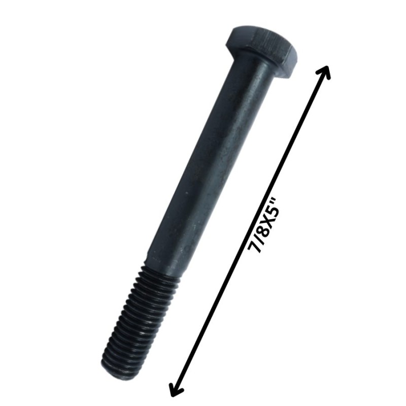 PERNO HEXAGONAL GRADO 2 HILO CTE 7/8 X 5 NEGRO