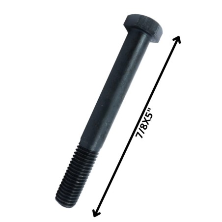 PERNO HEXAGONAL GRADO 2 HILO CTE 7/8 X 5 NEGRO