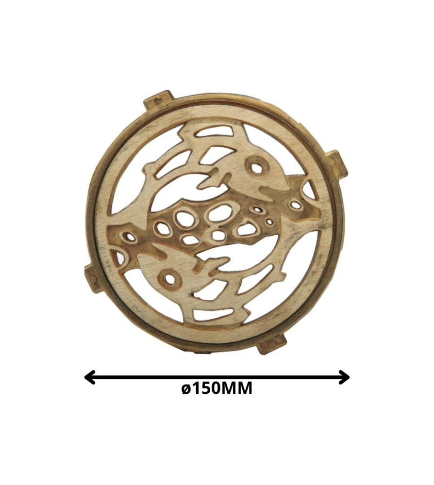 Rejilla Pileta Bronce Redonda 150 Mm 109243