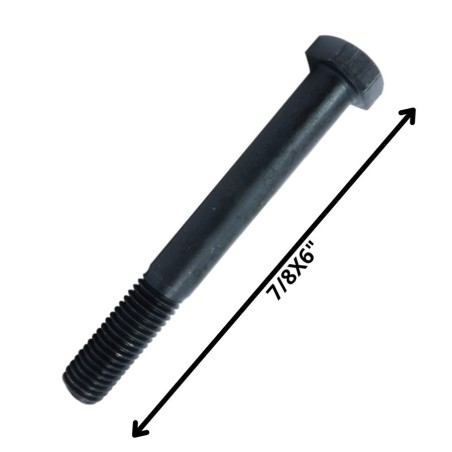 PERNO HEXAGONAL GRADO 2 HILO CTE 7/8 X 6 NEGRO