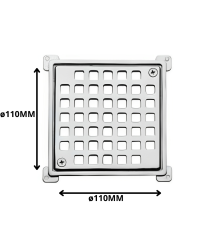 Rejilla Pileta Cromada...