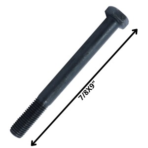 PERNO HEXAGONAL GRADO 2 HILO CTE 7/8 X 9 NEGRO